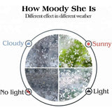 Privacy Window Film Rainbow Window Cling 3D Decorative Window Vinyl Stained Glass Window Covering Non-Adhesive Film Sun UV