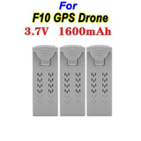 4DRC Original F10 Drone Battery 3.7V 1600mAh For F10 Spare Battery RC Quadcopter F10 Replacement  Accessories Parts