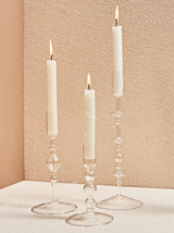 Modern Glass Candleholder Nordic Home Decor Clear Glass Candle Holder Candlelight Home Decoration Ornaments Candel Holder