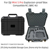 Suitable for DJI 5 Pro Storage Case, 5 Pro Explosion-Proof Case, Portable Hard-Shell Large Capacity Case