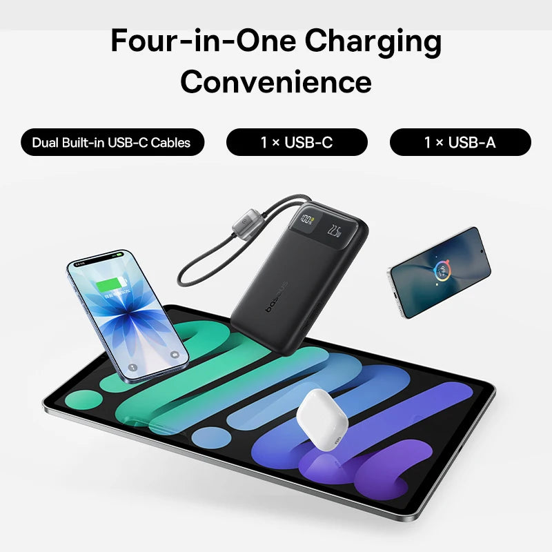 Baseus 10000mAh portable power bank 5W fast charging