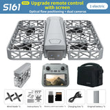 Lenovo S161 MAX Drone 4K HD Dual Camera 4.5" Large Screen Remote Control Brushless Motor Optical Flow Hovering 8K Quadcopter Toy