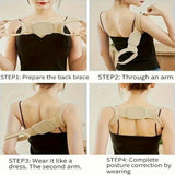Adjustable Posture Corrector Belt For Men & Women Hunchback Relief Back Support Brace Home Office Sport Upper Back Neck Brace