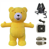 Inflatable Cartoon Doll Costume Teddy Bear Doll Cosplay Polar Bear Cosplay Costume Birthday Party Funny Animal Imitation Costume