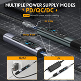 FNIRSI HS-02 Protable Heat Toolbox Kit 100W Power Adjustable Temperature Quick Heating Repair Equipment 100-450℃ for DIY Repair