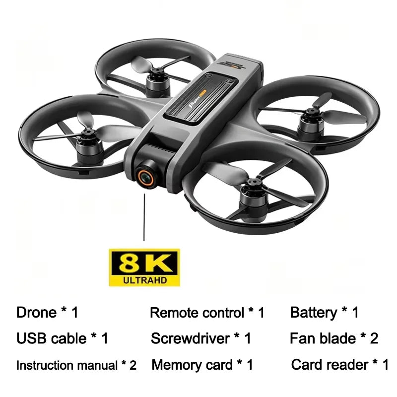 S156 Drone Professional 8K Camera with 5G WiFi FPV UAV Screen Remote Control and Obstacle Avoidance Quadcopter 2026 Toy Airplane