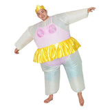 Hot selling costume party performance, chubby guy, funny and cute party atmosphere props, ballet inflatable suit