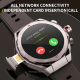 YLL-VP900 SIM Card 4G Android Smart Watch Men GPS Compass 2+16G Storage Camera AMOLED IP67 Wireless Call Outdoor Sports