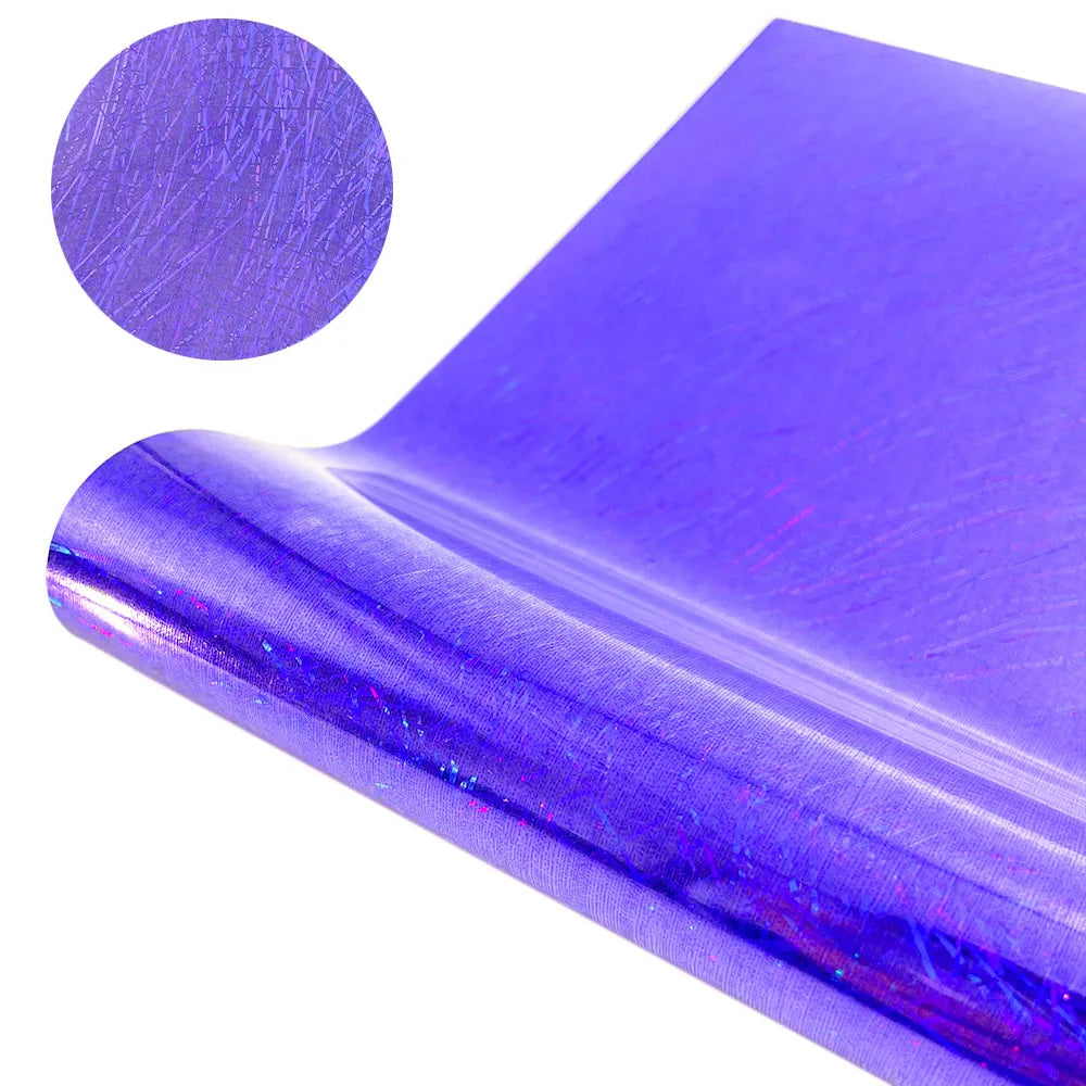 20x50cm Glitter/Laser Metallic/Holographic Rainbow/Sequins/Stripe Heat Transfer Vinyl Film Iron on T-shirts Hat Decor For cut