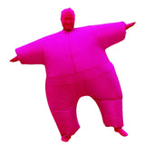 Halloween Adult Funny Role Play Fat Masked Man Sumo Inflatable Costume Unisex Colorful Full Bodysuit Carnival Dress Up Party