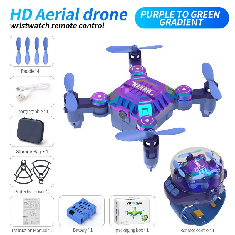 New YP18 Mini Drone Pocket 4K HD Camera FPV RC Profesional Quadopter Foldable Obstacle Avoidance Aircraft Gift Children Gift