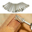 10pcs Rotary File For Steel Milling Cutters For Metal Rat-tail File Ha UK