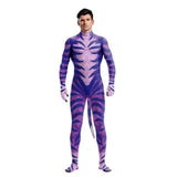 Halloween Costume  Adult Mens Wild Animal Cosplay Costume Full Cover 3D Print Beast Petsuit Jumpsuit Bodysuit Tail