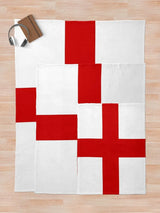 England Flag English George Cross Throw Blanket Fuzzy Blanket