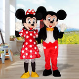 Hot Sale Mickey Minnie Mouse Cartoon Character Costume Anime Stitch Mascot Costume Christmas Party Props Advertising Fancy Dress