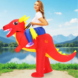 Funny Animal Mascot Unicorn Flamingo Dinosaur Inflatable Costumes Dress Suit Adult Halloween Purim Anime Party Cosplay Costumes