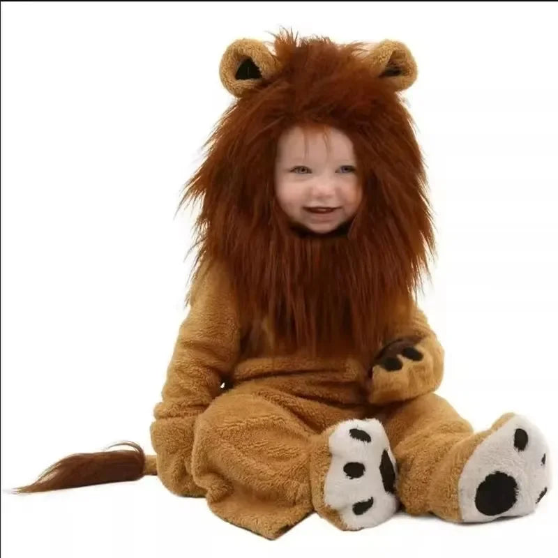 2025 New Cartoon Cute Lion Wizard of Oz Costume Animal Party Halloween Performance Costume  cosplay costumes