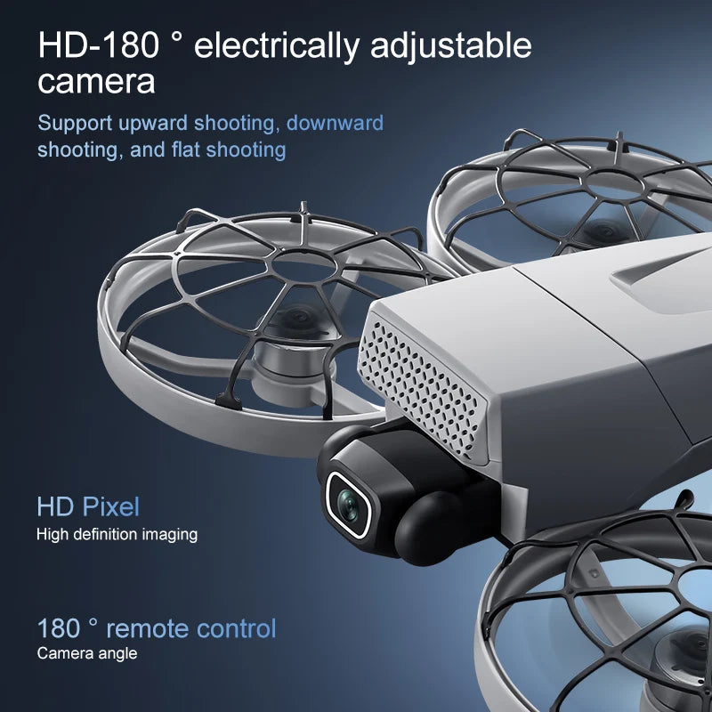 DroneS 4K Professional 10KM Brushless Optical Flow Folding Dual Mirror Professional Aerial Photography with Servo Gimbal Drone