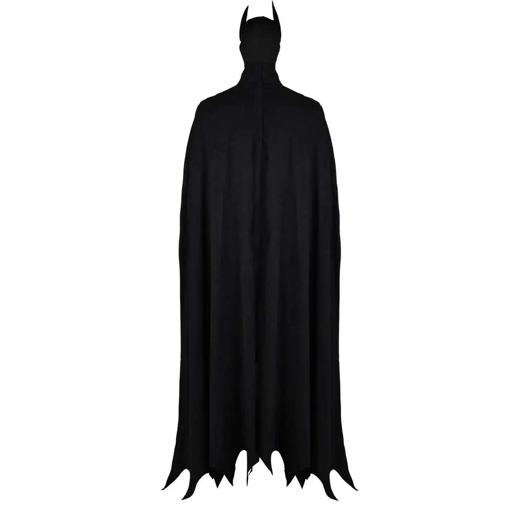 Bat Men Cosplay Costume Bruce Superhero Disguise for Adult Man Jumpsuit Cloak Bat Mask Bodysuit Halloween Carnival Party Clothes