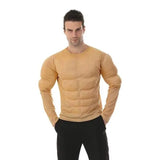 Halloween Costume Funny Muscular Man Muscle Cosplay Suit for Birthday Party Man Clothes Carnival Easter Purim Fancy Dress