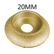 1Pc Vacuum Brazed Diamond Grinding Wheel Edge Profile Sanding Disc For UK