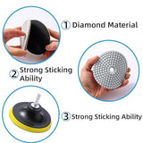 3/4/5/6/7Inch Diamond Polishing Pads Dry/Wet Buff Disc Abrasive for Drill Sanding Granite Marble Quartz Tile Glass Grinding Tool