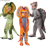 2025 New T-Rex Dilophosaurus Boy Halloween Outfit Triceratops Onesie Outfit Child Spinosaurus Dinosaur Costume