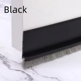 1m Door Seal Draft Stopper With Brush Reduce Noise Rubber Door Sweep Breeze BlockerInsect Proof Dust Proof And Sound Proof Seal