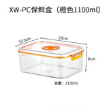 Vacuum Fresh-keeping Box Refrigerator Sealed Canister Microwavable Transparent Food Storage Container Kitchen Organizer Bento