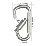 4-6PCS Carabiner Set For Key Camping Survival EDC Outdoor Keychain Clip  Alloy Aluminum Tactical Caribiner Hook Karabiners
