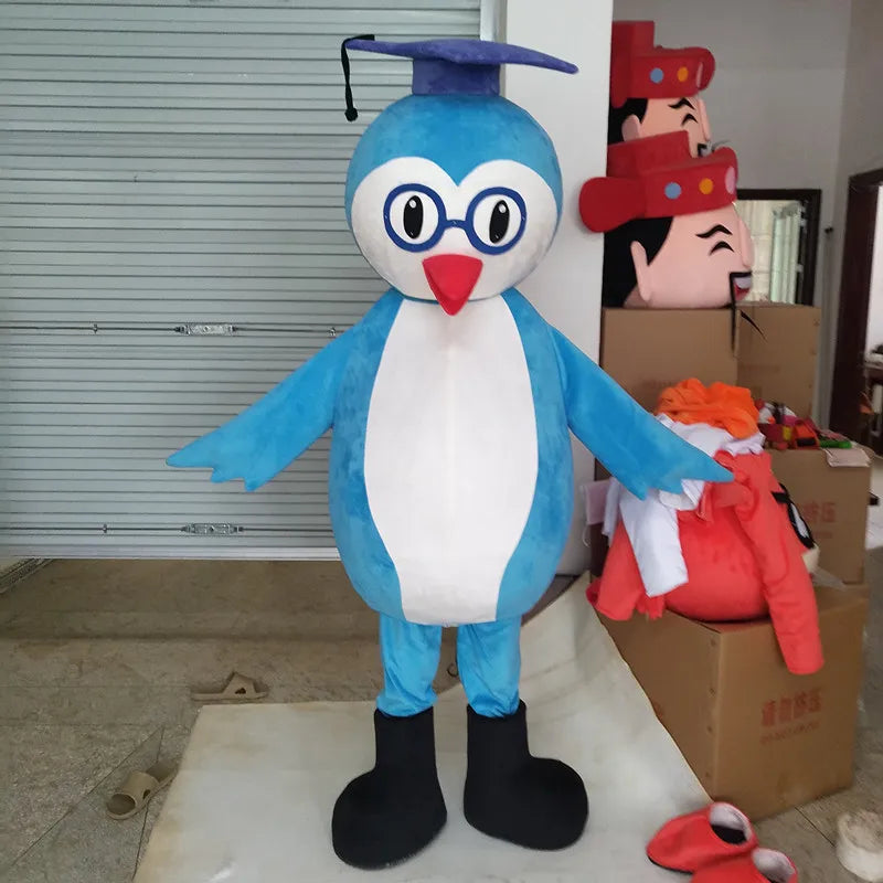 New Madagascar Penguin Mascot Costume Fancy Dress Halloween Anime Doll Cosplay Clothing Birthday Party Carnival Props Adult Gift