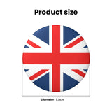 Round 58mm UK England British National Flag Pins Badge Tinplate Brooches Bag Decoration Label Buttons Badges Gift For Kids & Adults