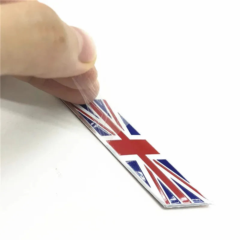 3D Aluminum Car UK United Kingdom ENGLAND National Flag Map Emblem Sticker Auto Fender Side Rear Trunk Decal Badge Decoration