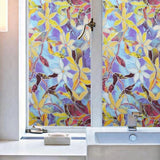 30-55*100cm PVC Self-adhesive No Glue Static Stick 3D Adsorption Window Film Anti-uv Stickers Privacy Blocking Waterproof
