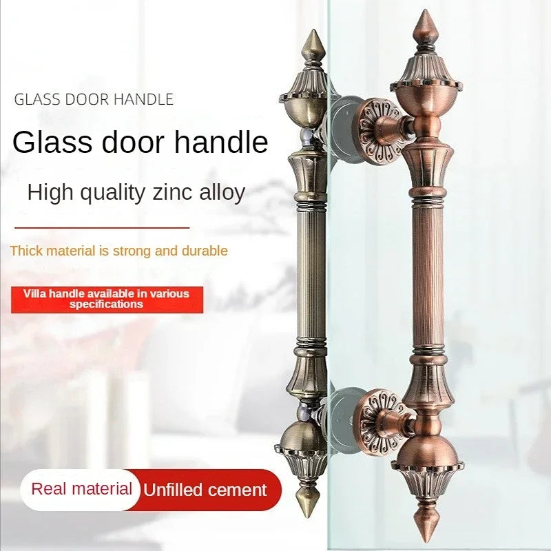 1PCS Open Door Handle Door Handle Open Child and Mother Door KTV European Wooden Handle