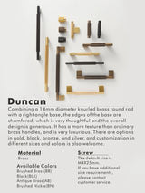 Nurlin New Solid Brass Knurling Brushed Cross Brass Cabinet Long Appliance Pull Bar Furniture Refrigerator Door Kitchen handle