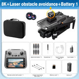 For Genuine V198MAX GPS Drone 8K Professional Camera Aerial FPV Brush Laser Obstacle with Large Screen Remote Control Folding RC