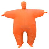 Halloween Adult Funny Role Play Fat Masked Man Sumo Inflatable Costume Unisex Colorful Full Bodysuit Carnival Dress Up Party