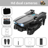 E99&K3 Pro Drone with 4K Dual Camera Optical Flow Aerial Photography Four Axis RC Aircraft fpv Fixed Height DronToy Foldable Toy