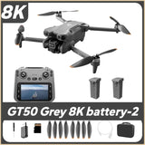 GT50 Drone 8K FPV 4.3''Screen RC Drone with Camera 183g No Registration Brushless Motor EIS Anti-Shake 2.4GHz RC Quadcopter UAV