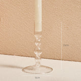 Modern Glass Candleholder Nordic Home Decor Clear Glass Candle Holder Candlelight Home Decoration Ornaments Candel Holder