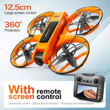 S156 Mini Drone 4K Professional HD Camera with Large Screen 2.4G WIFI FPV Dron Brushless Optical Flow Hover Folding Quadcopter