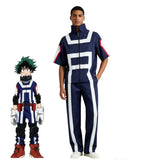 Anime My Hero Academia Cosplay School Gym Sport Suit Costume for Men Women Uniform T-shirt Pants Gymnastics Set for Roleplay