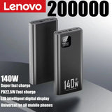 Lenovo 500000mAh portable power bank 140W fast charging