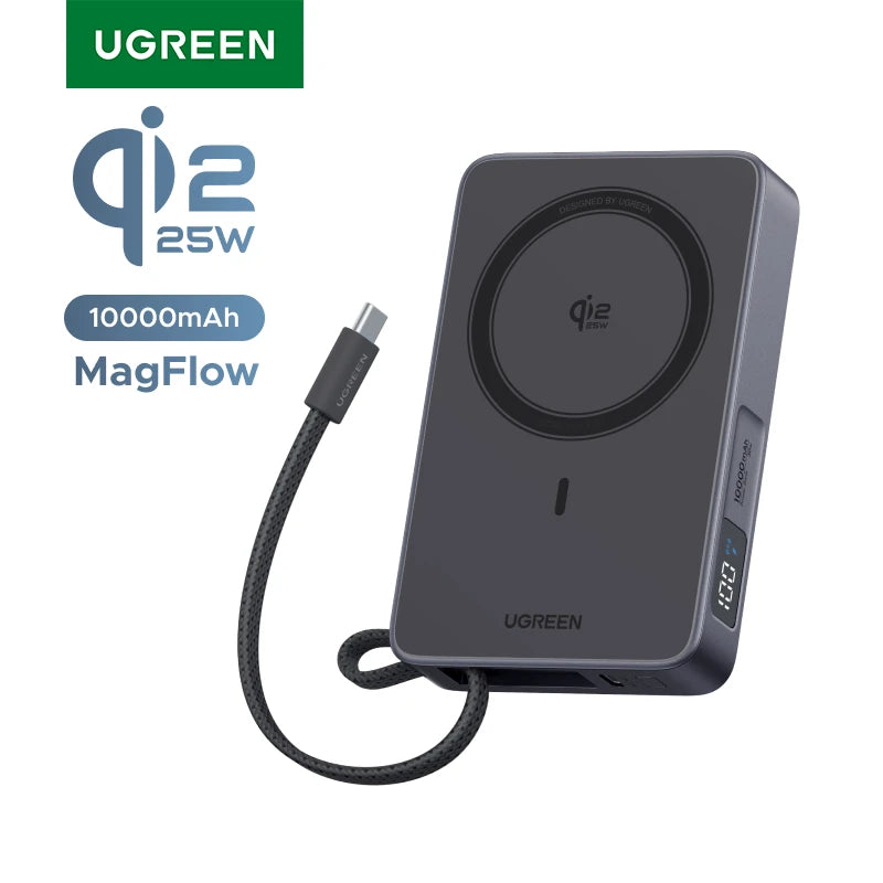UGREEN 10000mAh portable power bank 25W fast charging