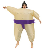 Adult Sumo Wrestler Inflatable Costume Set, Wearable Inflatable Halloween Costume for Parties and Fun Wearing