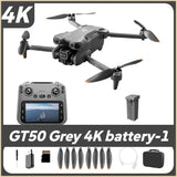 GT50 Drone 8K FPV 4.3''Screen RC Drone with Camera 183g No Registration Brushless Motor EIS Anti-Shake 2.4GHz RC Quadcopter UAV