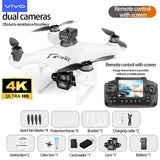 ZFR E55 Drone Mini Dual Camera 8K Aerial HD Profesional Helicopter GPS Positioning Avoidance Bushless Motor Drone UAV