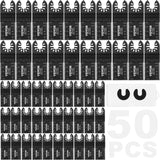 SucceBuy 50PCS Oscillating Saw Blades Universal Release Dewalt Multitool Blades for Wood Cutting Plastic Renovator Power Tool