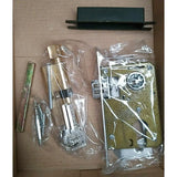 Entrance Lever door handle [with Three keys] for office or front door #5